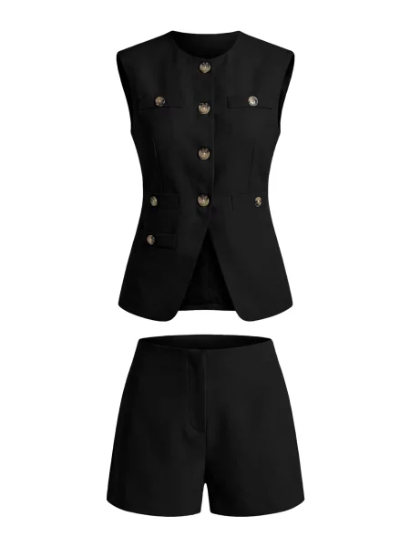 Imily Bela Costum cu pantaloni negru