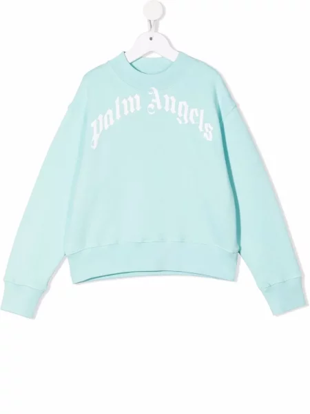 Bluza dziecięca Palm Angels niebieska