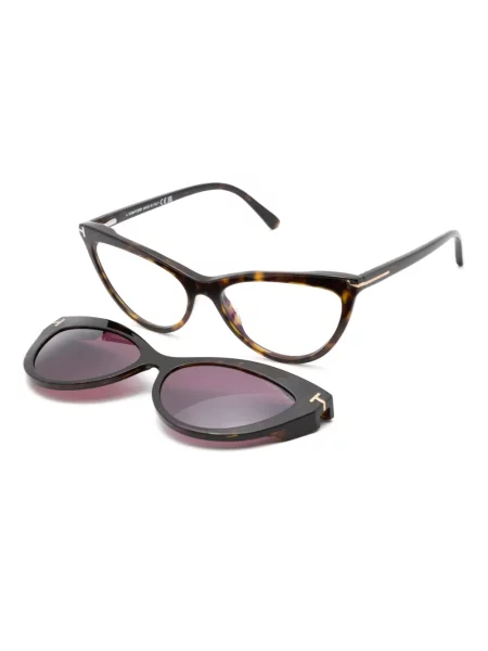 Saulės akiniai Tom Ford Eyewear žalia