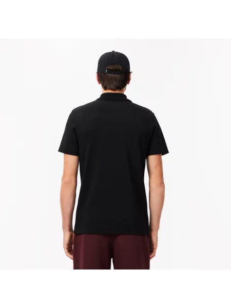 Поло Lacoste черное