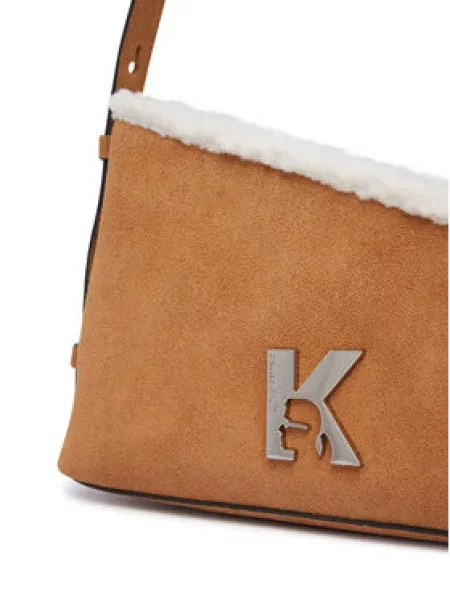 Torbica Karl Lagerfeld Jeans smeđa