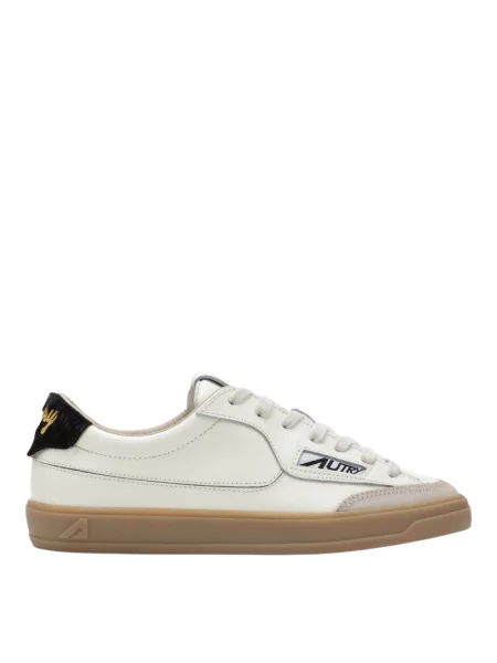 Sneakersy Autry skórzane brązowe