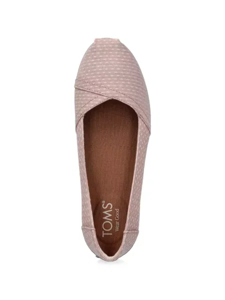 Chiloți Toms cu buline slip-on roz