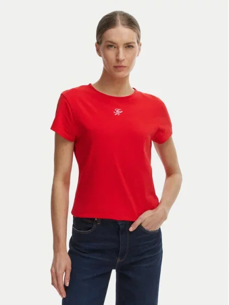 Tommy Hilfiger T-Shirt pomarańczowy