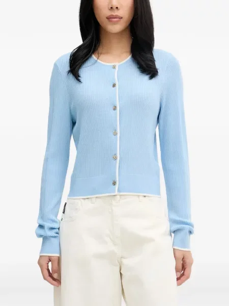 Cardigan From Future tricotate albastru