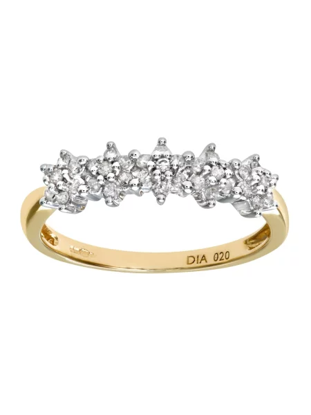DIAMANT LETERNEL Prsteň Eternity zlatá
