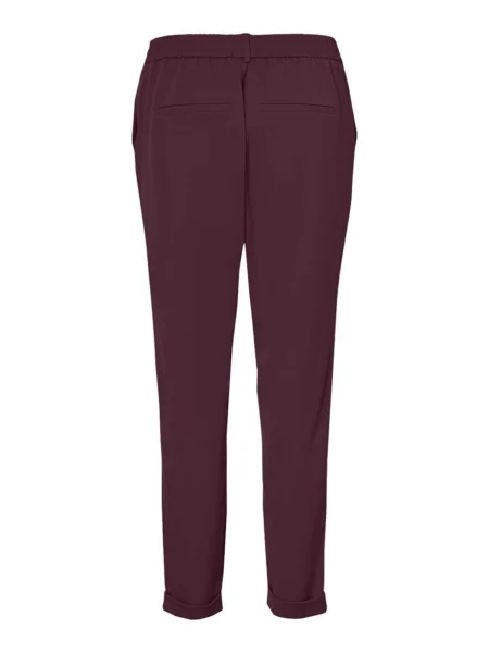 VERO MODA Chino nohavice VMMAYA vínovo červená fialová