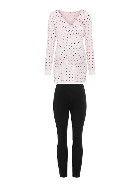 VIVANCE Pijama Dreams roz / roz negru