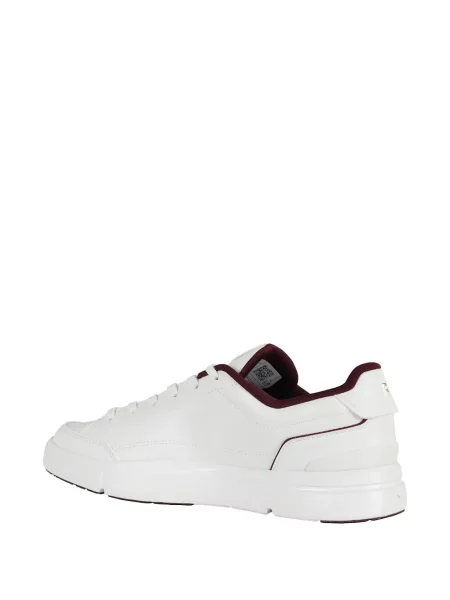 Sneakerși On cu perforații alb
