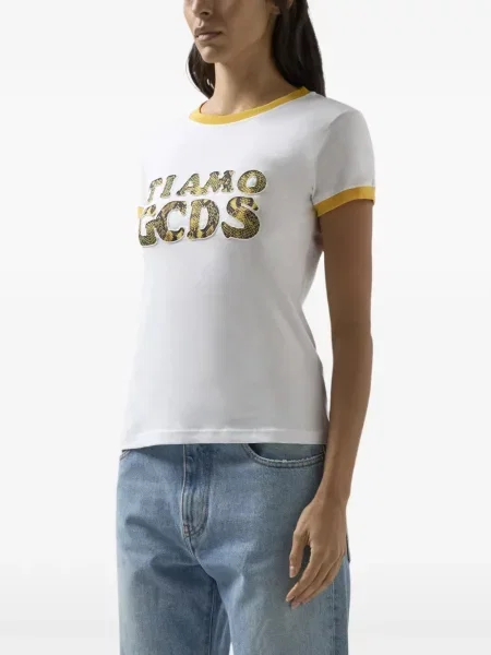 Tricou Gcds cu autograf alb