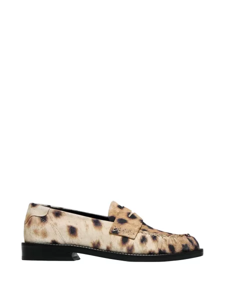 Pantofi loafer Vanda Novak cu imagine cu model leopard