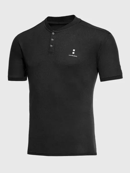 Nordicdots Tricou funcțional Excellence' negru