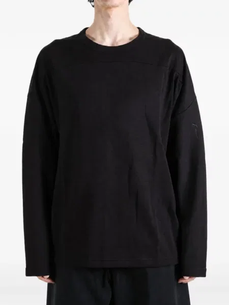 Lung tricou Puma cu decolteu rotund negru