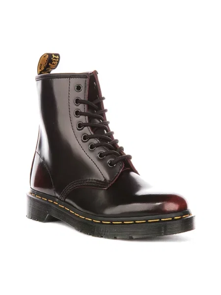 Botki Dr. Martens sznurowane skórzane czerwone