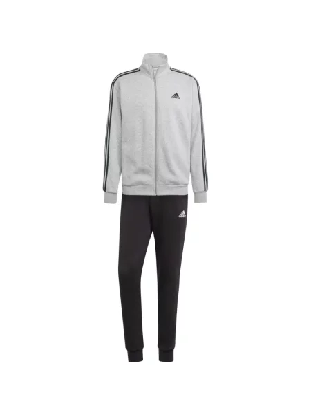Trening Adidas din fleece cu imagine gri