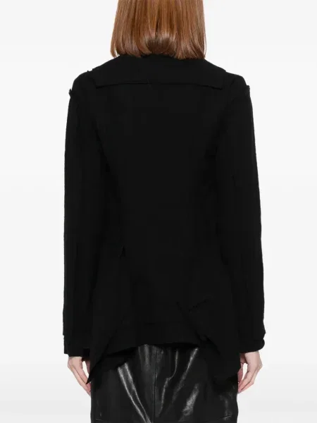 Sacou Yohji Yamamoto de lână negru