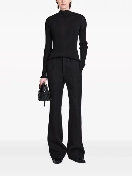 Briaunotas palaidinė be rankovių Proenza Schouler juoda