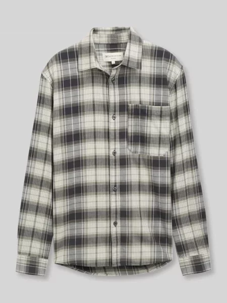 Koszula casualowa o kroju relaxed fit z brustaszą Tom Tailor Denim
