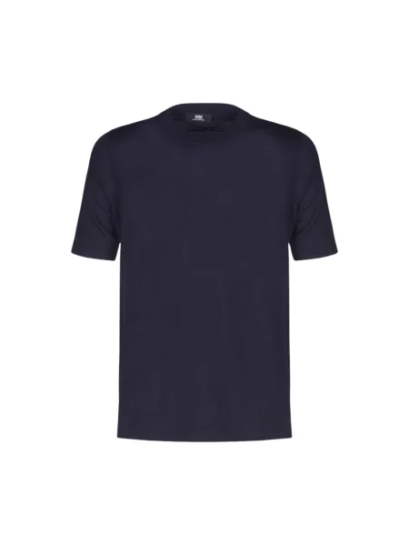 Dzianinowy sweter Alpha Studio niebieski