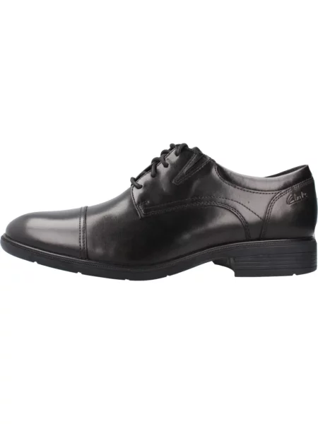 Półbuty Clarks skórzane czarne