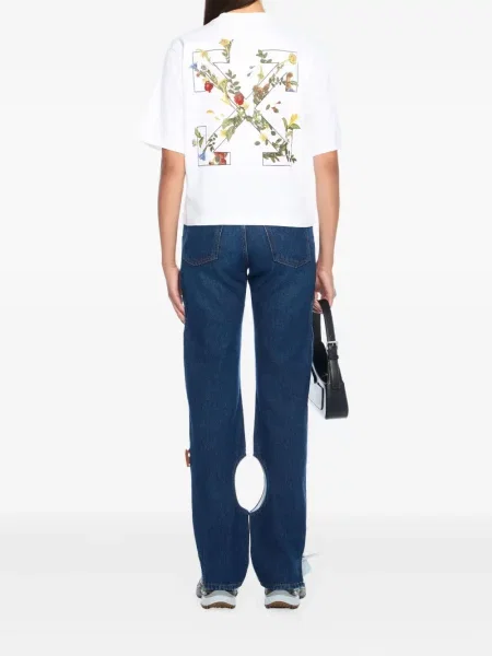 Blugi Off-white alb