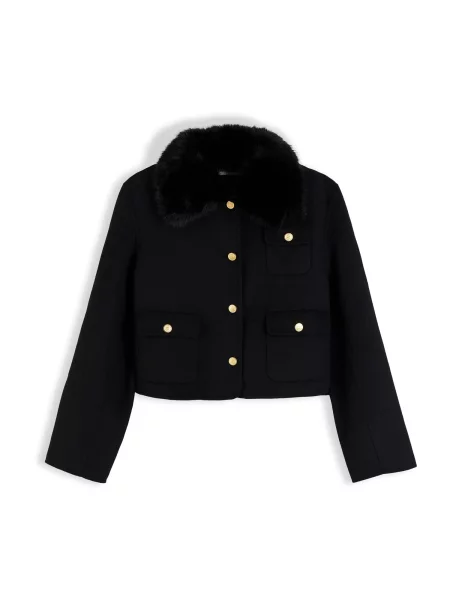 TOMMY HILFIGER Geacă de primăvară-toamnă negru