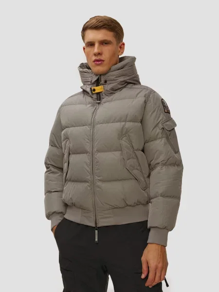 Kurtka bomber Parajumpers z kapturem beżowy