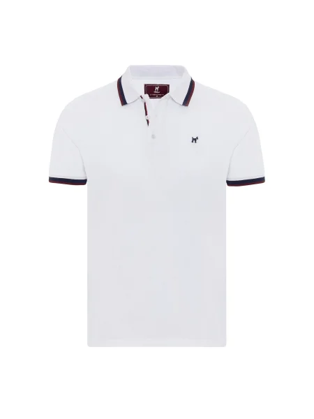 Williot Póló Javeir tengerészkék / pasztellpiros fehér