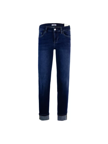 Jeansy o kroju skinny fit z 5 model ‘MONROE’ Liu Jo niebieskie