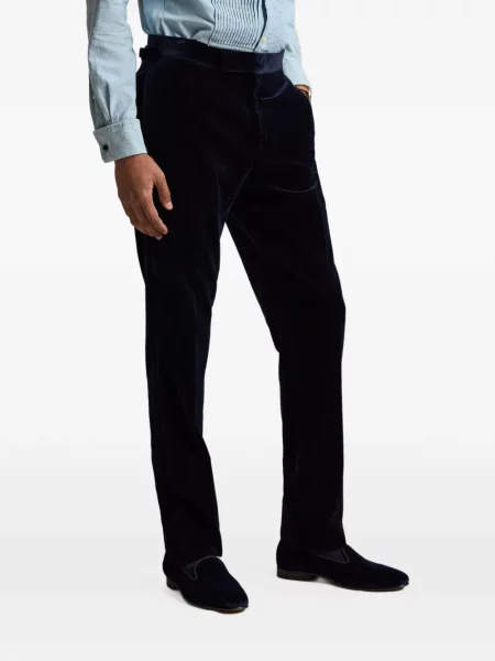 Кадифен костюм Polo Ralph Lauren синьо