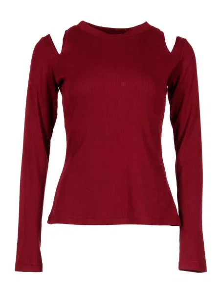 Лонгслів LadyLike бордовий