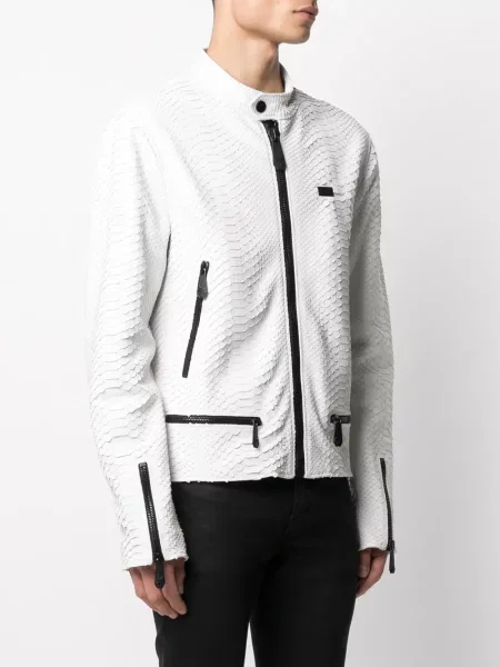 Geacă Philipp Plein alb