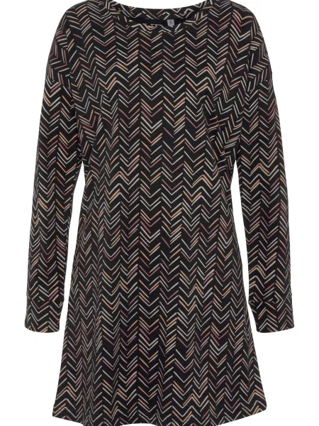 VIVANCE Spalna srajca mešane barve črna