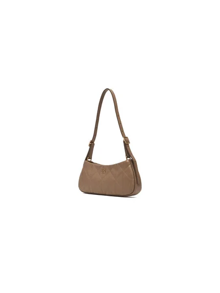 Calvin Klein Kabelka Quilted Sm Shoulder Bag béžová