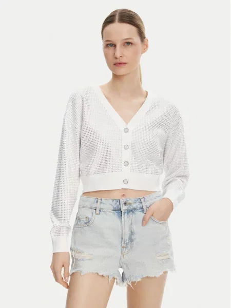 Guess Ζακέτα λευκό