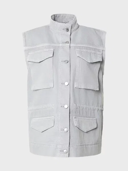 Джинсовий жилет Calvin Klein Jeans сірий