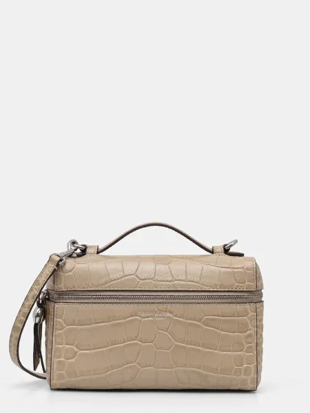 Tory Burch torebka crossbody skórzana Romy zielona