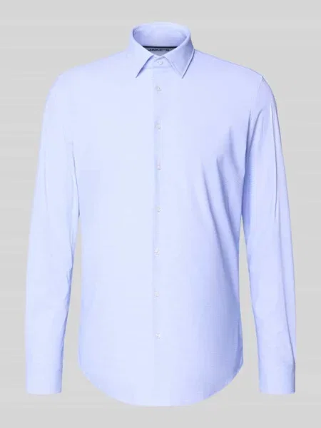 Koszula biznesowa Slim Fit z kołnierzykiem kent Jake*s błękitna