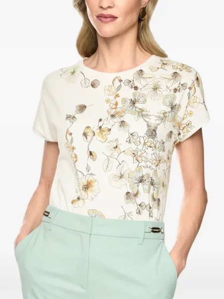 Tricou Marccain cu model floral cu imagine