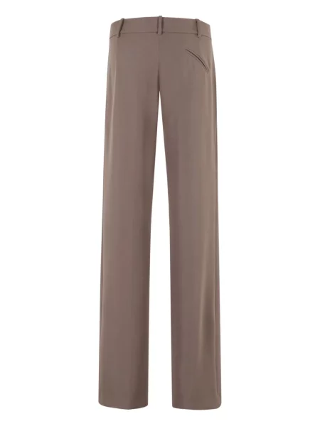 Pantaloni Federica Tosi plisate maro