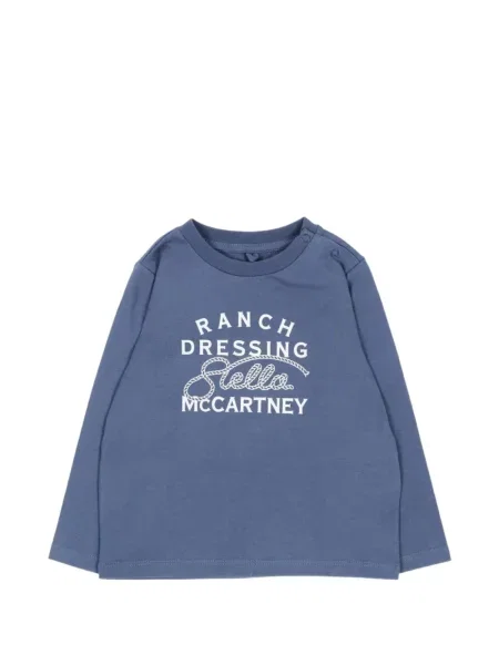 Koszulka dziecięca Stella Mccartney niebieska