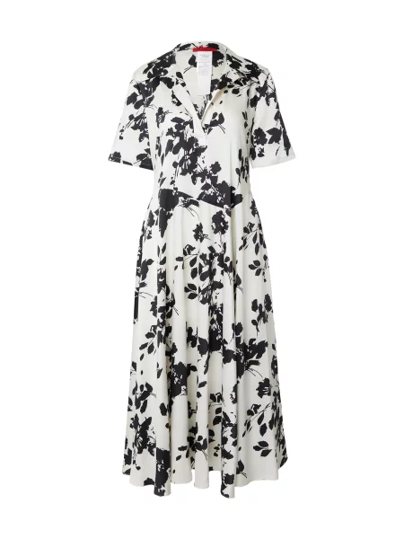 MAX&Co. Rochie tip bluză BALTA negru alb