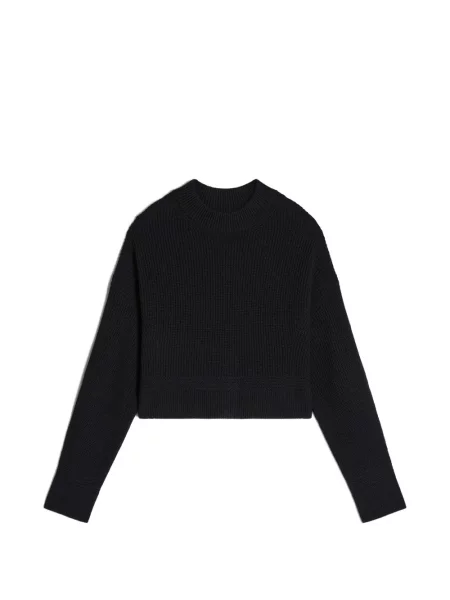 Pulover Woolrich cu decolteu rotund negru