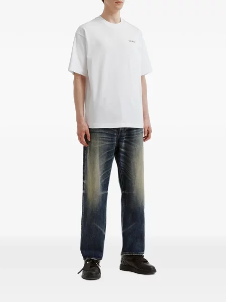 Tricou Off-white cu imagine alb