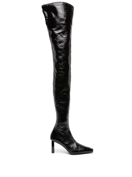 Stehno kozačky Courrèges černé