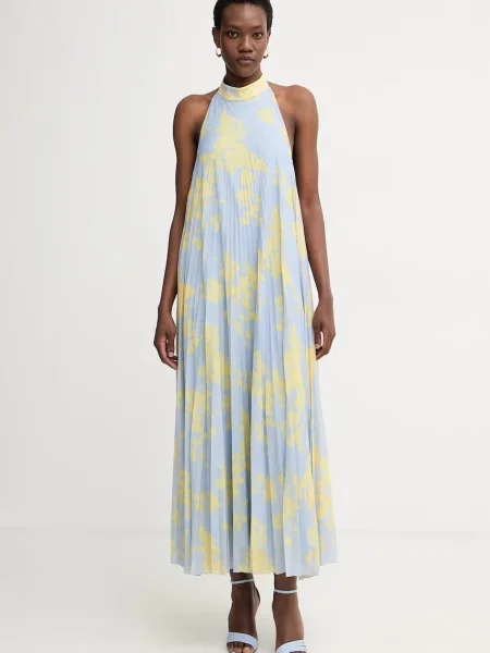 Max&Co. rochie plisată MCOGALLO albastru