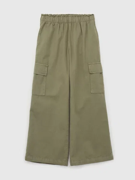 Szerokie spodnie Gap khaki