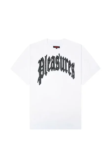 Tricou Pleasures cu tepi alb