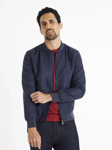 Geacă bomber Celio albastru