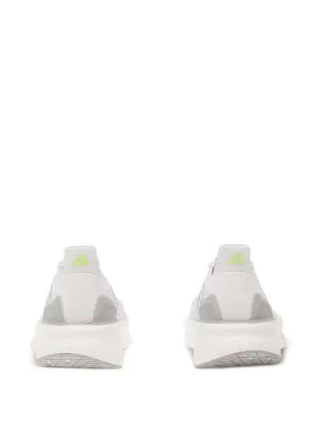 Pruhované pás kalhoty jogger Adidas s potiskem růžové